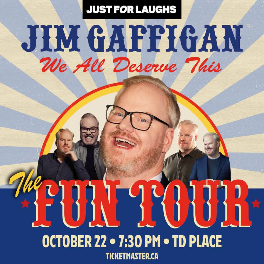 Award winning comedian Jim Gaffigan bringing Fun Tour to Ottawa