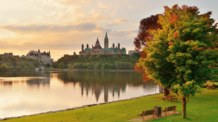 Autumn day in Ottawa showing the Rideau Canal. (CityNews file photo)