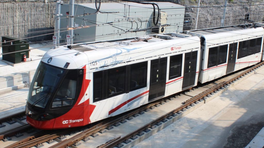 In this CityNews photo an Ottawa O-Train car can be seen.