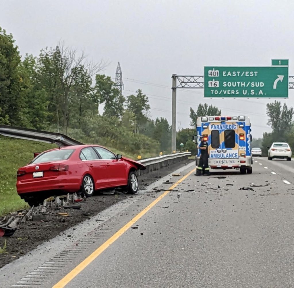 Crash on Highway 416