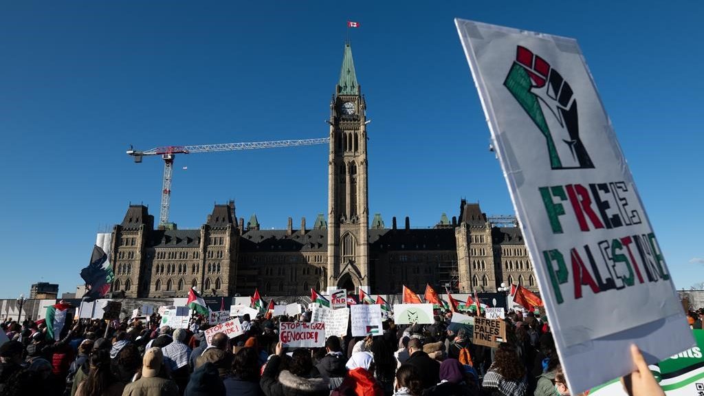 Ottawa police investigating hate speech after demonstration on Parliament Hill