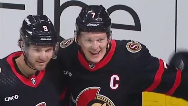 Tkachuk Registers Hat Trick As Senators Squash Blue Jackets