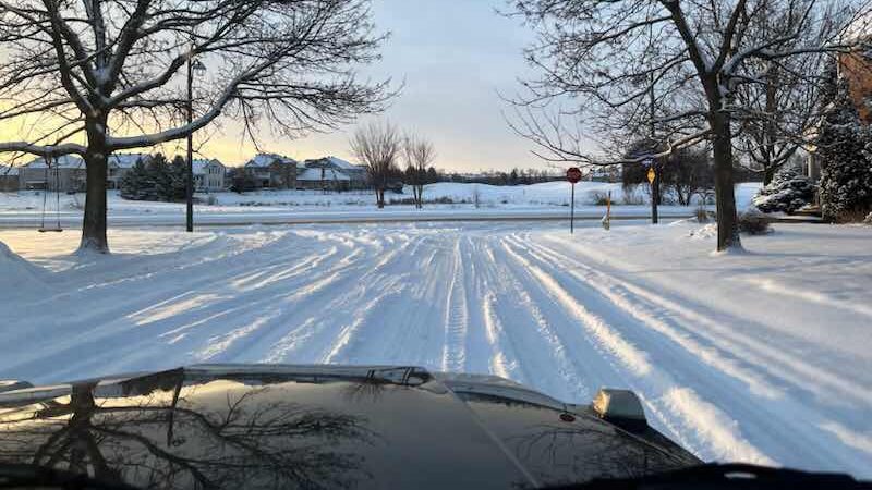 Brief winter storm leads to dozens of collisions, snow cleanup continues