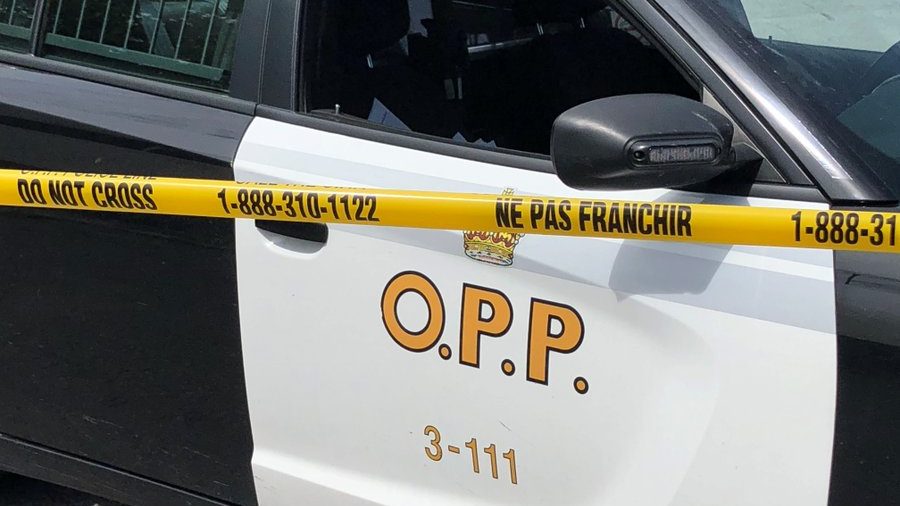 OPP car with police tape