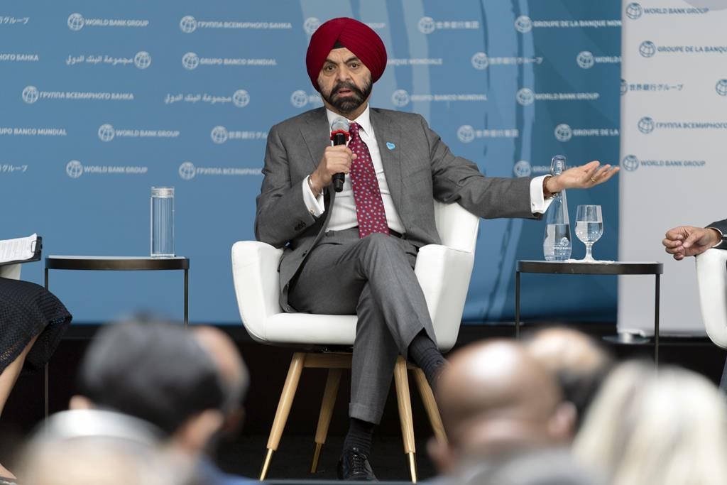 World Bank's Banga wants to make gains in tackling the effects of climate change, poverty and war