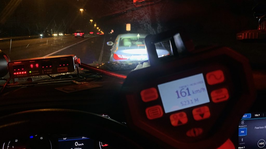 G2 driver caught going 161km/h on Hwy. 417
