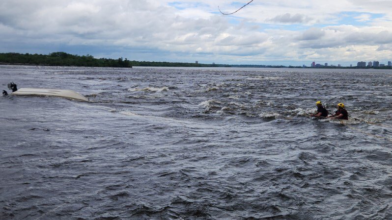 Person dead after being pulled from Ottawa River by firefighters