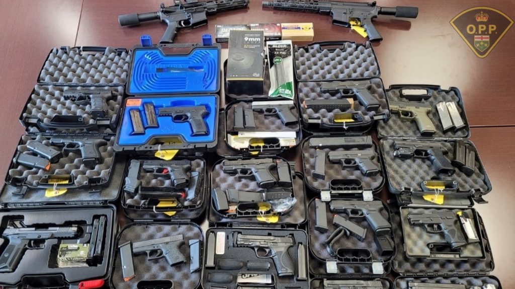 28 illegal firearms seized in Cornwall; 126 charges laid