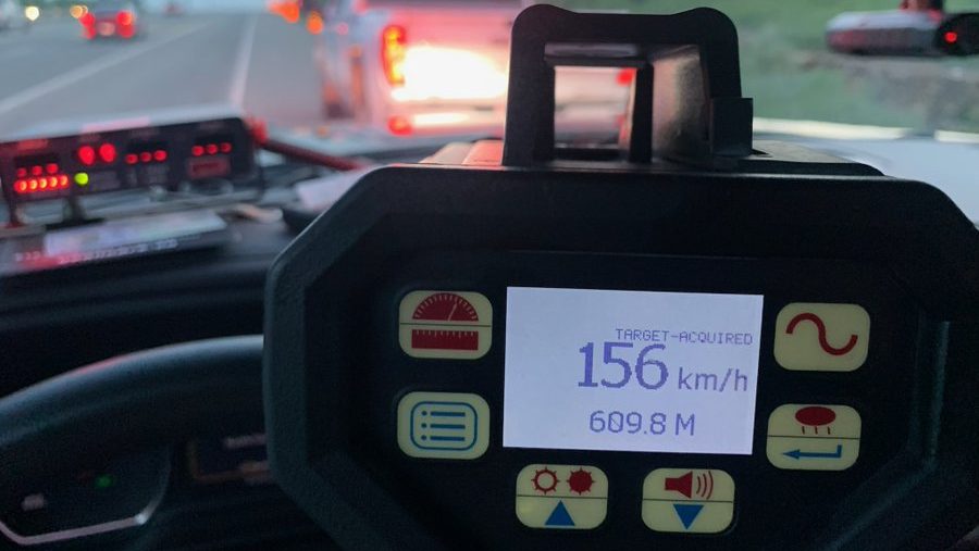 Driver clocked going well over speed limit on Hwy. 417