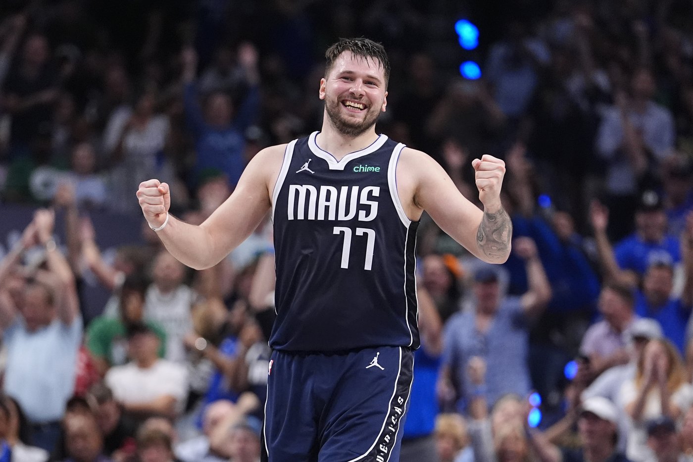 Doncic scores 29, Mavericks roll past the Celtics 122-84 to avoid a sweep in the NBA Finals