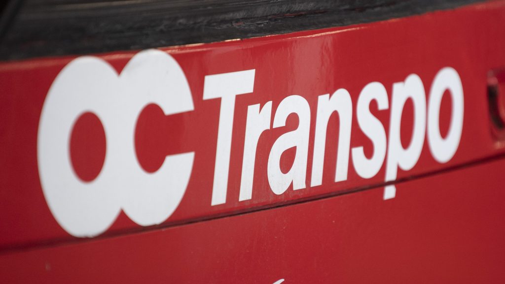 OC Transpo logo on bus