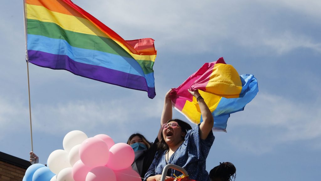 People take part in the Capital Pride Parade