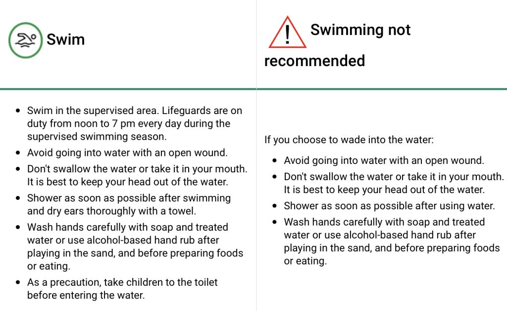 Recommendations from Ottawa Public Health. 