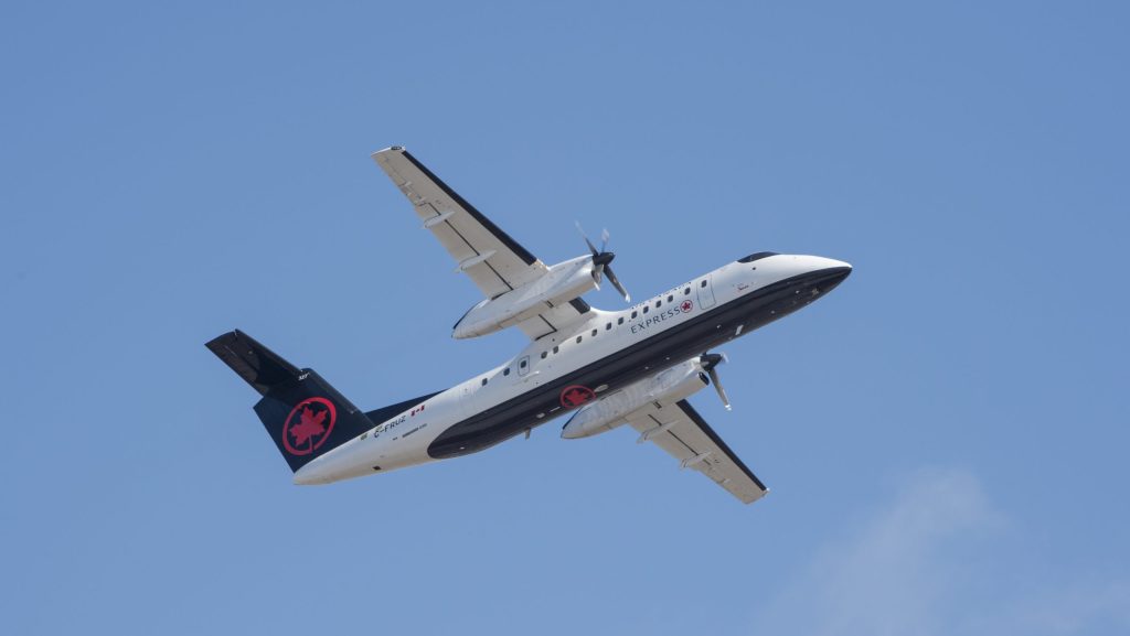 plane flying plane in flight air canada