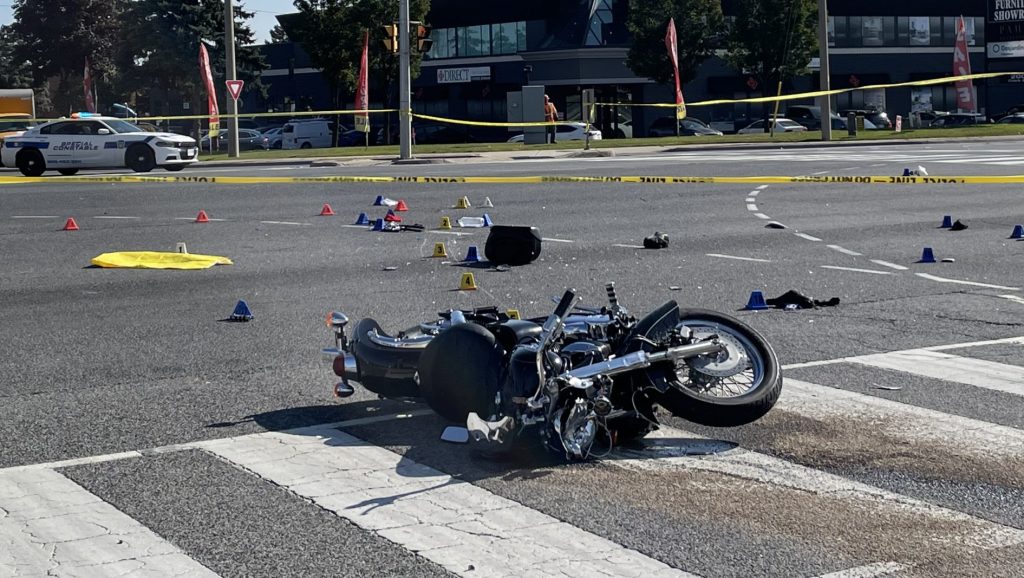 Brampton motorcycle crash