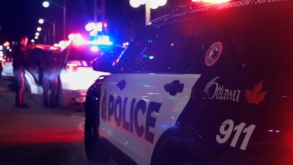 OPS officers conducted late-night traffic enforcement initiative last Friday. Photo by Ottawa Police Service.