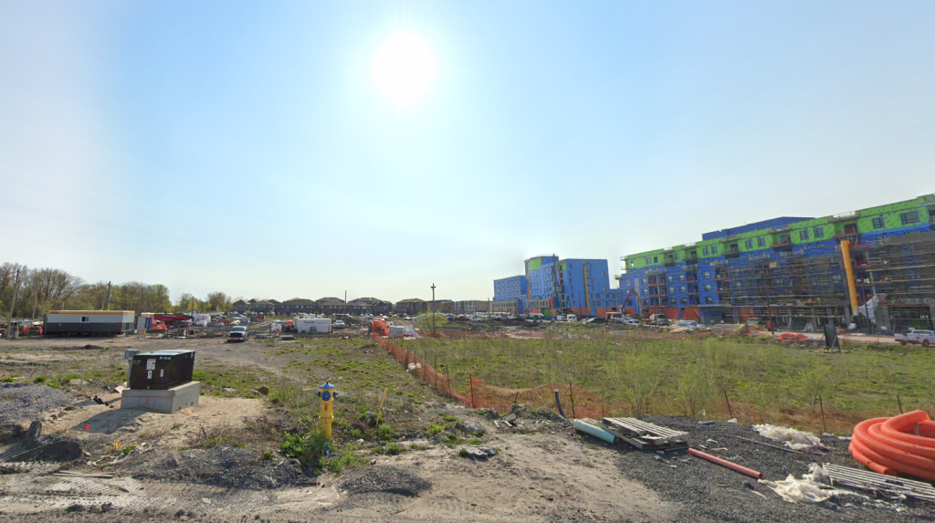 A photo of 370 Codd’s Rd., a new site for affordable housing owned by the federal government. (Google Map screenshot.)