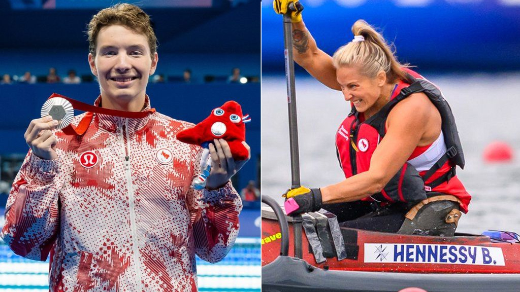 Bennett, Hennessy named Canada's flag-bearers for Paralympic closing ceremonies in Paris