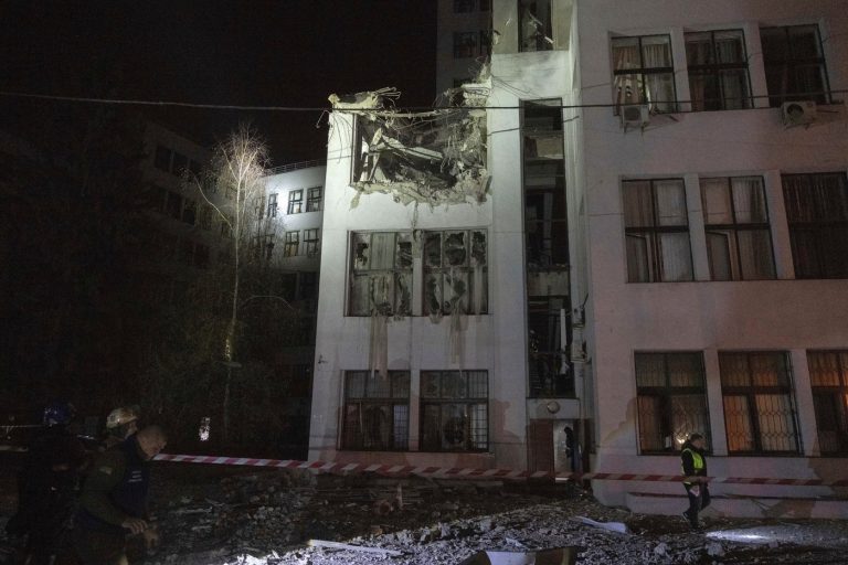 Russia and Ukraine exchange drone strikes as North Korea's top diplomat