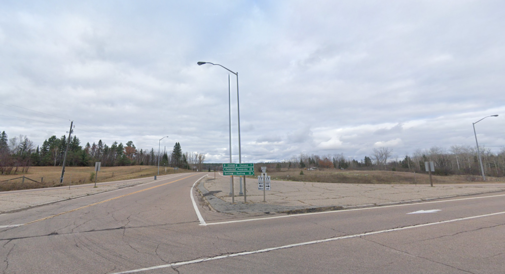 Intersection of Highway 17 looking east. (Screenshot Google Maps)