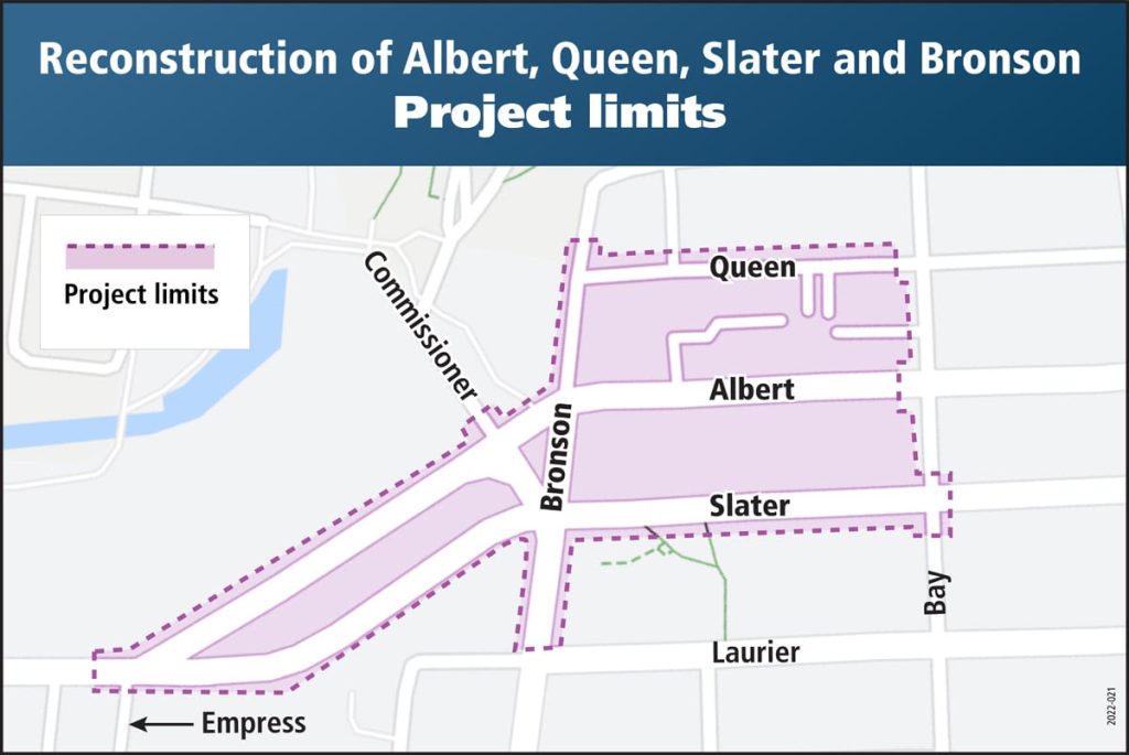 Project limits. Image by City of Ottawa.