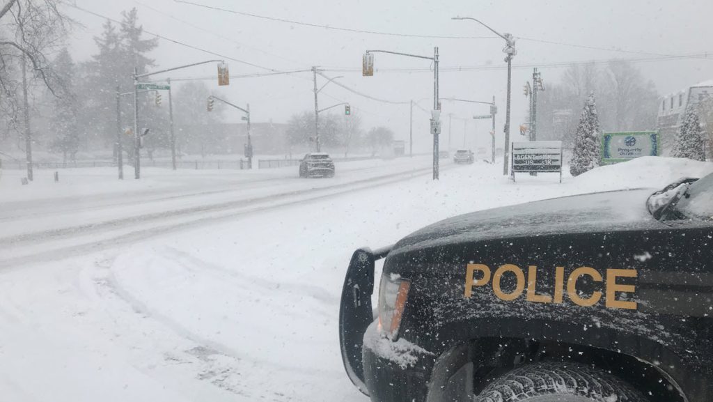 OPP responded to nearly 100 collisions in less than 24 hours