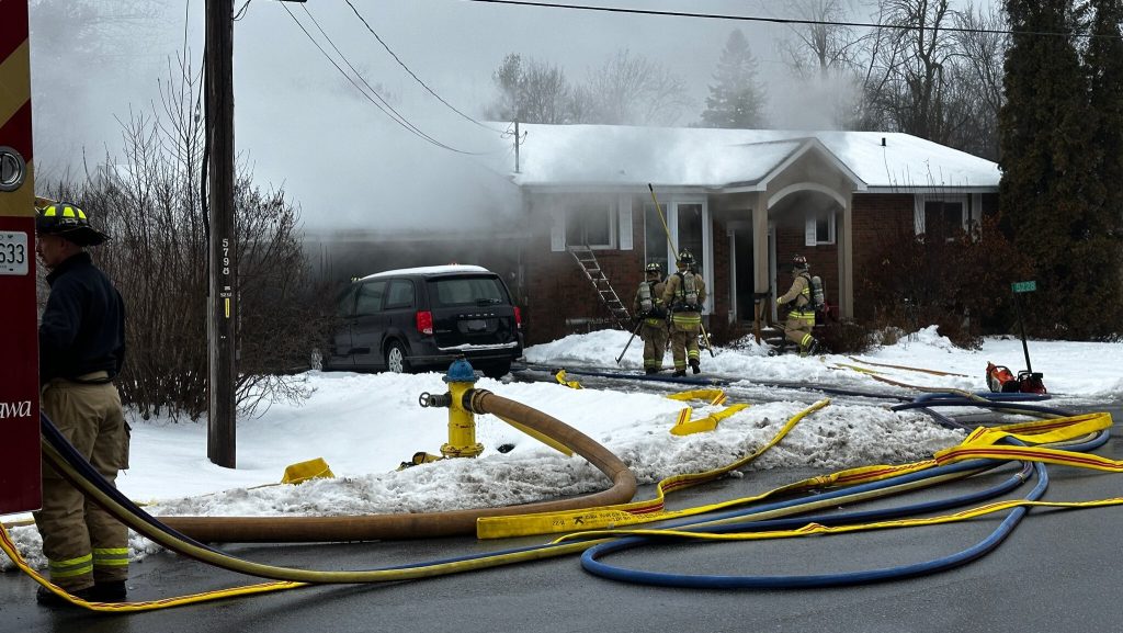 Two older adults displaced after Manotick garage fire