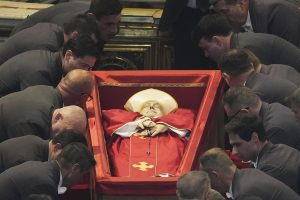 Catholic faithful pay their final respects to Pope Francis in St. Peter’s Basilica