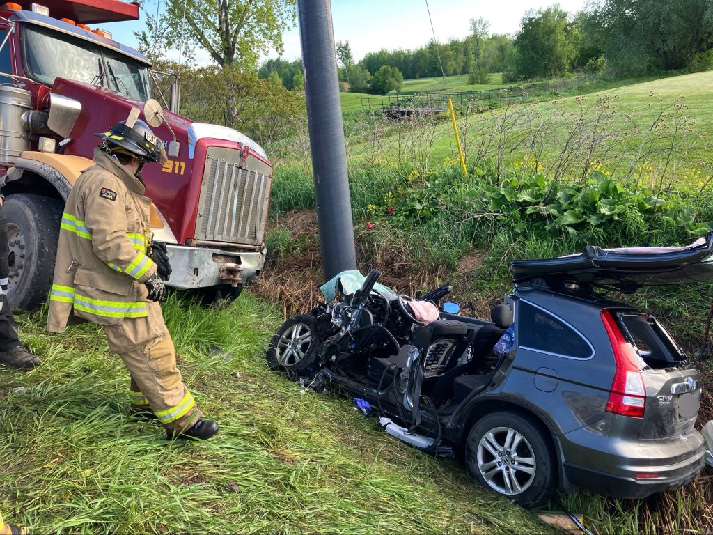 Dump truck and SUV collide in 'serious' crash