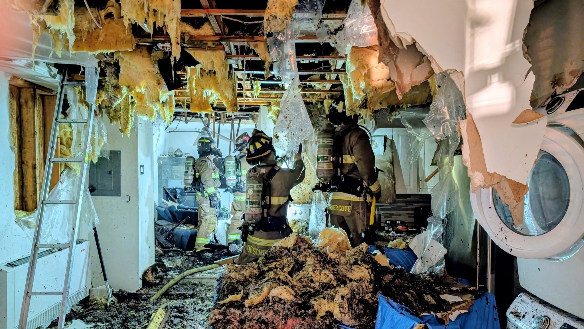 Two injured, dog rescued as crews tackle multiple fires in Ottawa