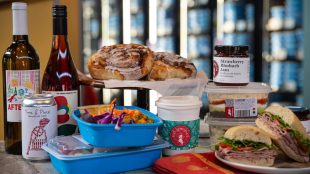 Red Apron products are shown on display in this handout photo. (Nadia Collins)
