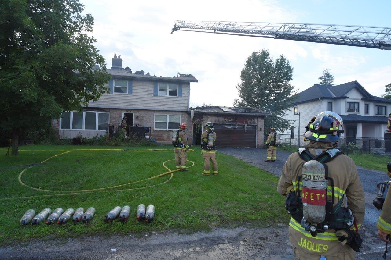 Firefighters arrive to find Stittsville home engulfed in flames