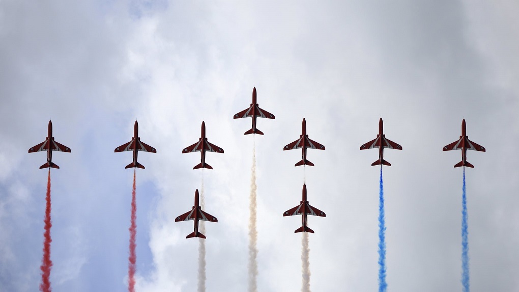 British Red Arrows To Perform In Ottawa-gatineau 